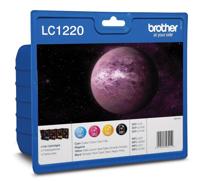 Brother inktcartridge, 300 pagina&apos;s, OEM LC-1220VALBP, 4 kleuren - thumbnail