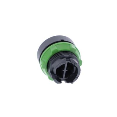 Schneider Electric ZB5AA2 Harmony ZB5AA2 Druktoets Met toetsveld, Bedieningsknop vlak 1 knop Zwart Druk-ontgrendeling 1 stuk(s)
