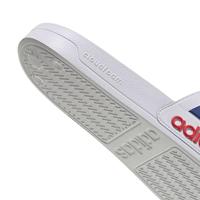 adidas Adilette Shower Slippers Wit Donkerblauw Rood - thumbnail