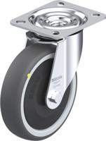Blickle L-PATH 125KF-ELS Zwenkwiel Wieldiameter: 125 mm Draagvermogen (max.): 160 kg 1 stuk(s) - thumbnail
