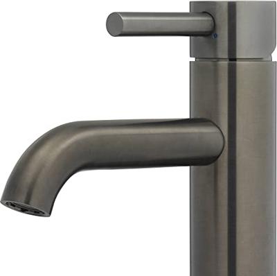 Ben Lavion verhoogde wastafelkraan gunmetal pvd Ben Lavion verhoogde wastafelkraan gunmetal pvd