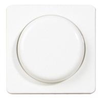 Opus Basic afdekking voor draaidimmer en potentiometer polarwit - thumbnail