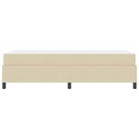 Boxspring bed Crème, Zwart 90 x 200 cm Stof, Engineered Hout - thumbnail
