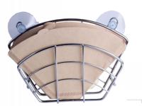 Kitchen Tools Koffiefilterhouder chroom met zuignap - thumbnail