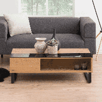 Bendt Salontafel 'Aino' Met verhoging, 110 x 60cm - thumbnail