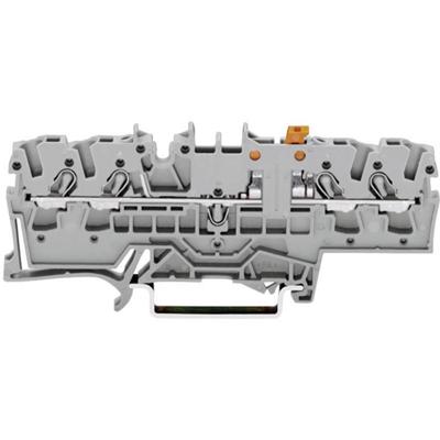 WAGO 2002-1871 Scheidingsklem 5.20 mm Spanveer Toewijzing: L Grijs 1 stuk(s)