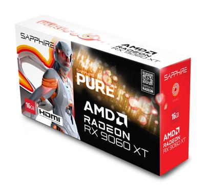 Grafische kaart. SAFFIER PURE RX 9060 XT GAMING OC 16GB