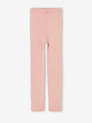 Fleece-legging voor meisjes roze (poederkleur)