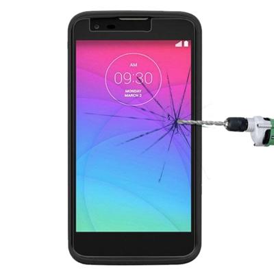 Voor LG K8 (2017) 0 26 mm 9H oppervlaktehardheid Explosieveilig niet-volledig scherm getemperd glas scherm Film