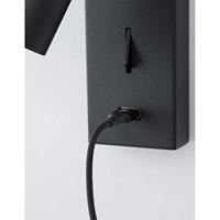 Lyora BedlampjeFuse zwart met usb - 9170102 - thumbnail
