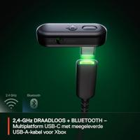 SteelSeries Arctis GameBuds™ voor Xbox - Draadloze gamingoordopjes - 2,4-GHz + BT5.3 - ANC/Transparency-modus - IP55-waterbestendigheid - 40 uur accuduur - Draadloos opladen - Xbox,PS5,pc,mobiel-Zwart - thumbnail