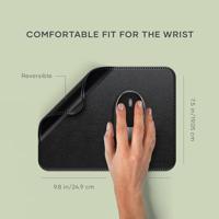 Satechi Vegan-lederen premium muismat - Black - thumbnail