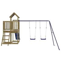 Speelhuis geïmpregneerd grenenhout - thumbnail