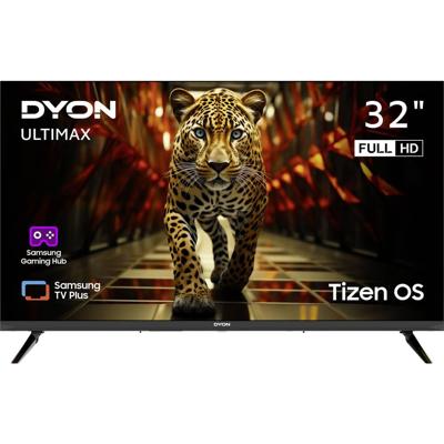 Dyon Ultimax 32F-TI LED-TV 80 cm 32 inch Energielabel F (A - G) DVB-T2, DVB-C, DVB-S2, Full HD, Smart TV, WiFi, CI+* Zwart Dyon Ultimax 32F-TI LED-TV 80 cm 32 inch Energielabel F (A - G) DVB-T2, DVB-C, DVB-S2, Full HD, Smart TV, WiFi, CI+* Zwart