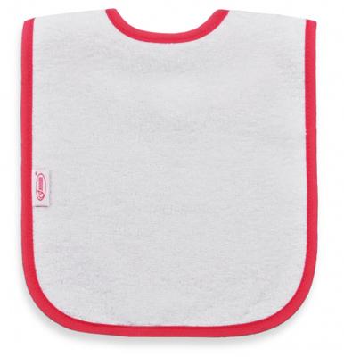 Funnies Slabber Junior 40 Cm Katoen Roze/wit Funnies Slabber Junior 40 Cm Katoen Roze/wit