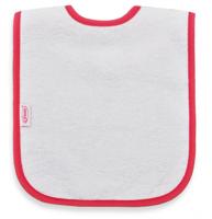 Funnies Slabber Junior 40 Cm Katoen Roze/wit - thumbnail