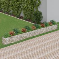 Gabion plantenbak verhoogd 610x50x50 cm gegalvaniseerd ijzer - thumbnail