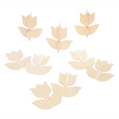 Colorations maak en versier je eigen houten tulp, set van 12 Colorations maak en versier je eigen houten tulp, set van 12