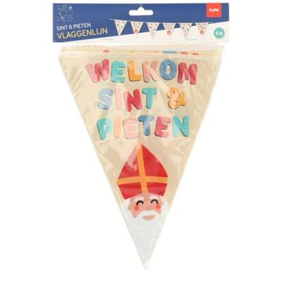 Folat BV Vlaggenlijn welkom sint & pieten, 6 meter