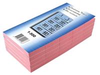 Garderobeblokken nummers van 1 t.e.m. 500, kers - thumbnail