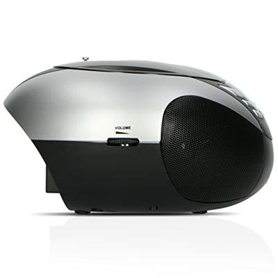 Lenco SCD 37 - Draagbare FM Radio met CD Speler - Ondersteunt CD, CD-R/RW en MP3 CD - Met Repeat Functie - Zwart