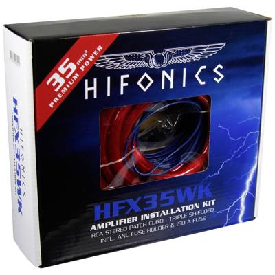 Hifonics Car-HiFi stroomkabelset 35 mm², 35 mm², 0.5 mm² Incl. stekker Hifonics Car-HiFi stroomkabelset 35 mm², 35 mm², 0.5 mm² Incl. stekker