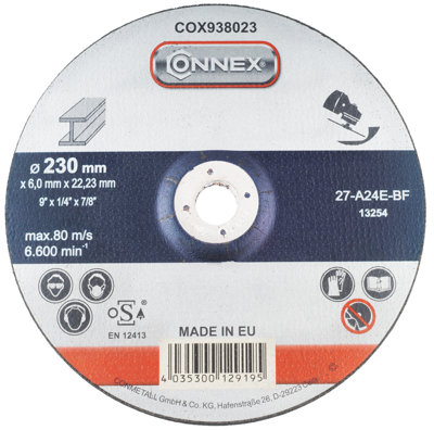 Connex Afbraamschijf Metaal 230Mm - COX938023