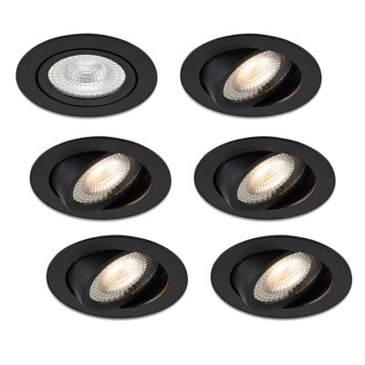 LED-inbouwspot Vivaro zwart 5W interne driver