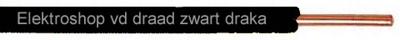 Draka VD draad zwart 1,5mm