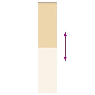 Rolgordijn verduisterend 50x230cm stofbreedte 45,7 cm polyester