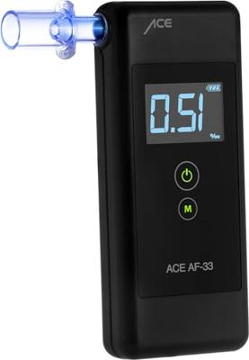 ACE AF-33 Alcoholtester Donkergrijs 0.00 tot 5.00 ‰ Incl. display ACE AF-33 Alcoholtester Donkergrijs 0.00 tot 5.00 ‰ Incl. display