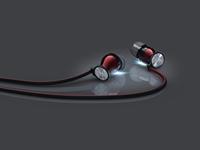 Sennheiser FBA_M2 IEG 506244 Momentum in-ear koptelefoon galaxy rood/Zwart - thumbnail