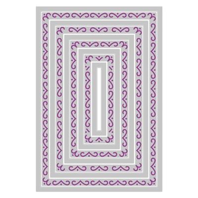 Sizzix • framelits die set fanciful renee deco rectangles 9pcs