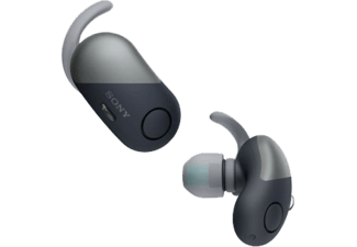 Sony WFSP700NB hoofdtelefoon/headset oorhaak, In-ear Zwart Bluetooth