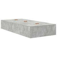 Bedframe met opslag Betongrijs 200 x 100 x 31.5 cm Bewerkt hout - thumbnail