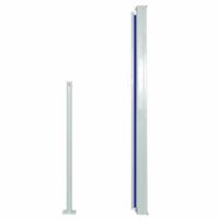 Windscherm uittrekbaar 140x300 cm blauw - thumbnail