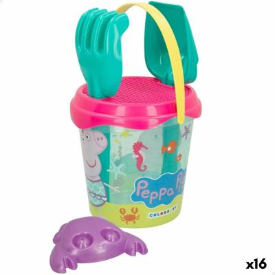 Strandspeelgoedset Peppa Pig Ø 18 cm (16 Stuks) Strandspeelgoedset Peppa Pig Ø 18 cm (16 Stuks)