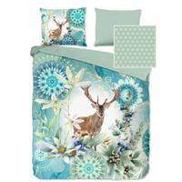 HIP Dekbedovertrek "mandala's, bloemen en een hert" - Multi - (240x200/220 cm) - Katoen Satijn - thumbnail