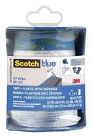 Scotch PTD2093EL-24-SNEW Afdekfolie ScotchBlue Blauw (transparant) (l x b) 27.4 m x 60 cm 1 stuk(s) - thumbnail