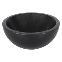 Differnz Ruz Waskom 25cm Rond Basalt Steen Zwart 36.102.08 - thumbnail
