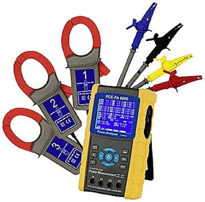 PCE Instruments Netwerkanalyser Met logger, Incl. stroomtang PCE Instruments Netwerkanalyser Met logger, Incl. stroomtang