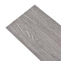 VidaXL Vloerplanken zelfklevend 5,02 m² 2 mm pvc donkergrijs - thumbnail