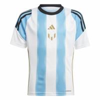 Voetbalshirt Adidas Messi Training Blauw Wit - Maat: 15-16 Jaar - thumbnail