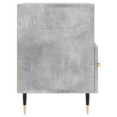 Tv-meubel 80x36x50 cm bewerkt hout betongrijs