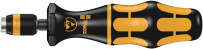 Wera 7451 ESD Kraftform Instelbare Momentschroevendraaier met standaardinstellingen met Rapidaptor Snelwisselhouder, 1/4 duim, 0,3 - 1,0 Nm - 1