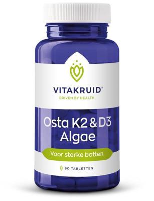 Vitakruid Osta K2 & D3 Algae Botten 90Tabletten
