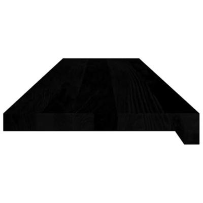 VidaXL Traptreden 4 st 100x25x2 cm massief eikenhout donkerbruin