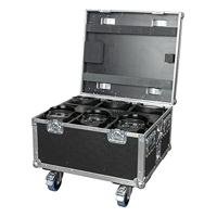 Showtec Eventspot 1600 Q4 set met 6 zwarte spots in flightcase - thumbnail