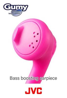 JVC HA-F160 Gumy hoofdtelefoon, Bass Boost, blauw