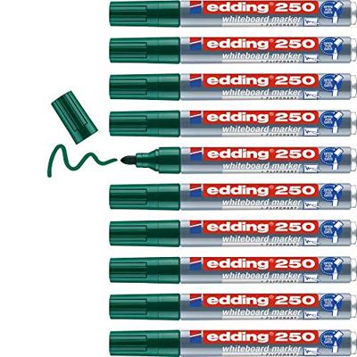 Whiteboardmarker edding 250 rond 1.5-3mm groen | 10 stuks
